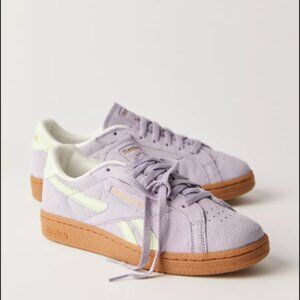 Reebok Club C Grounds Sneakers  color Dusk Purple / Astro Lime 8.5 US